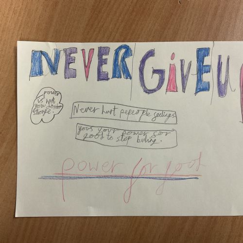 Anti-bullying posters